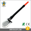 JF Outdoor Camping and Hiking Tools/Multifunction Shovel with flashlight,USB foldable shovel with warning lampshade and knife